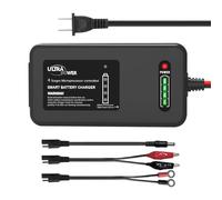 ULTRAPOWER Upgraded 12-14.6V LiFePO4 Battery Charger,4A Smart Lithium Battery Charger and Maintainer for Cars,Motocycles,Golf Trolley,UAV,Fishing Boat and Lithium Deep Cycle Batteries(ETL Listed)