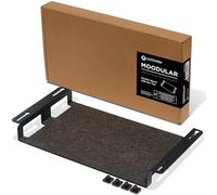 ULTRARM Moodular Wooden Monitor Stand Add-ons Storage Tray [Accessory Only - Requires Moodular Wooden Monitor Stand Slide Rails for Use] Black MSA-TR