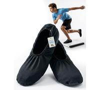 Ultraslide Slide Board Booties - X- Large Elastic Fit for Men 12-17, Women 14-19 - Hand Sewn in Chicago - Reusable Glide Slippers for Any Slide Board - Durable Training Accessory
