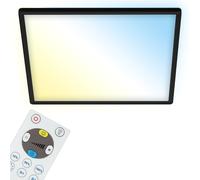Ultraslim Black 22W CCT LED Panel Briloner Black One Size