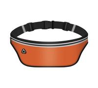 UltraSlim Fanny Packs for Women Men Slim Running Belt Waist Pack Runners Bag Waterproof Money Belt, Orange, Fashion