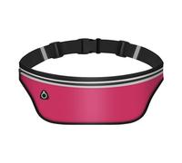 UltraSlim Fanny Packs for Women Men Slim Running Belt Waist Pack Runners Bag Waterproof Money Belt, Pink, Fashion