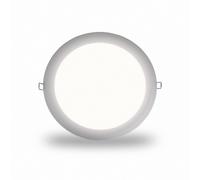 Ultraslim LED Recessed Round Panel Cool White 1440LM 19W Dimmable (S) Ø 250mm