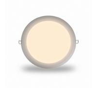 Ultraslim LED Recessed Round Panel Warm White 1440LM 19W Dimmable (S) Ø 250mm