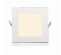 Ultraslim LED Recessed Square Panel Warm White 1960LM 25W Dimmable (W) Ø 250mm