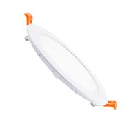 UltraSlim Round 9W Daylight 6000K LED Downlight Cutout 130mm - White