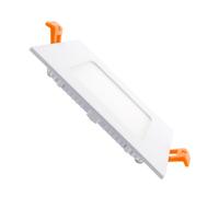 UltraSlim Square 6W Daylight 6000K LED Downlight Cutout 105x105mm - White