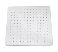 UltraSlim Stainless Steel Rain Shower Head 12 Inch Square High Pressure Large Waterfall Detachable Chrome Modern Bathroom Shower Accessories