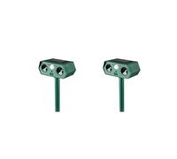 Ultrasonic Animal Repellent, 2-Pack Solar Outdoor Deer Repeller with Motion Sensor, Deters Cats, Squirrels, Rabbits