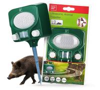 Ultrasonic Animal Repeller Solar Powered Cat Dog Fox Deterrent Pest Control