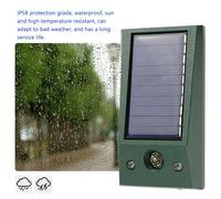 Ultrasonic Animal Repeller Solar Powered Rodent Repellent with Flashing LED Light Repel Rat Skunk Squirrel Deer Raccoon Fox Boar