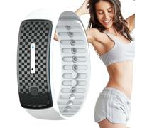 Ultrasonic Body-Shape Wristband,Rechargeable Ultrasonic Bracelets,Ultrasonic Wristband,Body-Shape Wrist Band,Ultrasound Wristband,Ultra Sound Wrist Bands,Ultrasonic Bracelet for Men and Women,(White)