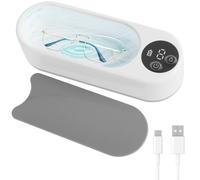 Ultrasonic Cleaner 300ml Professional Ultrasonic Cleaner with 2 Modes Timer Portable Jewelry Cleaner Machine Multipurpose Ultrasonic Retainer Cleaner for Glasses Jewelry