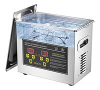 Ultrasonic Cleaner 3L, Stainless Steel Ultrasonic Cleaning Machine with 5-30 Minutes Timer & 20-80°C Heater, Professional Ultrasonic Parts Cleaner for Retainer Glasses Jewellery Lab Tool