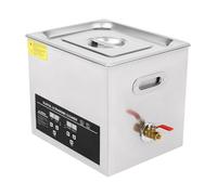 Ultrasonic Cleaner 6.5-30L Stainless Steel Ultra Sonic Bath Cleaning Machine 3 Modes 350W 40KHz efficient cleaning (10L)
