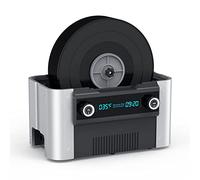 Ultrasonic Cleaner 6L Ultrasonic Vinyl Record Cleaner, High Frequency Auto Spin Drying Ultrasonic Record Cleaning Machine with 6 Segment Timing And Water Temperature Warning Wash 5sheets