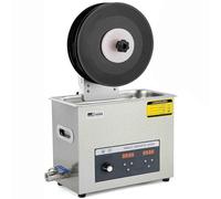 Ultrasonic Cleaner 6L Vinyl Record, Digital Disc/Disk Washer Machine with 20-80°C Adjustable Temperature & 1-30min Timer, Sonic Cleaner for 7inch/12inch Record, Jewelry