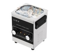 Ultrasonic Cleaner 70W Industrial 40KHz Heated 2L Stainless Steel Digital Timer Temperature Control UK Plug with Baskets for Jewelry Watches Dental Tools Lab Use