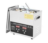 Ultrasonic Cleaner Cleaning Machine Tank Jewelry Watch Industrial Desktop Cleaner with Adjustable Timer Heating Function Large Capacity for Home Laboratory 40KHz Frequency (3L)