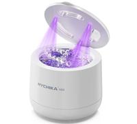 Ultrasonic Cleaner Device with UV Sterilisation,45 kHz High Frequency, 4 Modes UV Tooth Splint Cleaning, 200 ml Tooth Container, Retainer, Night Splints, Aligner, Jewellery etc,Iceberg White