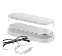 Ultrasonic Cleaner Jewelry, Ultrasonic Cleaner, Electric Ring Cleaner, Multifunctional Vibration Washing Box for Glasses, Watch, Jewelry, Prosthesis, Use