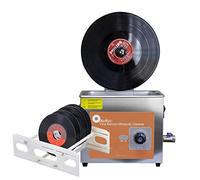 Ultrasonic Cleaner Ultrasonic Vinyl Record Cleaner, 140W Ultrasonic Vinyl Records Cleaning Machine with 1-60min Timer, 4L Ultrasonic Record Cleaner Drying Rack,12 inch Vinyl Record Washing C