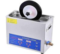 Ultrasonic Cleaner Vinyl Record - Digital 6L 40KHz 180W Power Adjustable - 0-30 Min Timer - Automatic Rotary - Heating Function - Ideal for 7inch/12inch Records - No Surface Damage