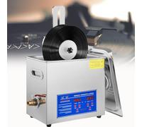 Ultrasonic Cleaner with Drying Rack for Efficient Cleaning of Vinyl Records and Jewelry