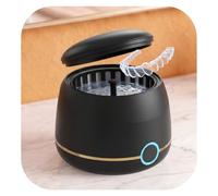 Ultrasonic Cleaner, WRIYES Black 45kHz Ultrasonic Retainer Cleaner Machine for Dentures,Aligners,Mouth Guards,Night Guards,Jewelry