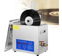 Ultrasonic Cleaning Device for Records and Jewelry, Stainless Steel Tank for Efficient Cleaning