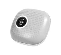 Ultrasonic Contact Lens Cleaner - 3.74 Inch Vibration Device for Deep Cleaning, Portable Rechargeable with Automatic Function, Vision Care Tool for Travel Dorm School Home, White