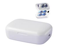 Ultrasonic Contact Lens Cleaner Rechargeable Digital Display 3 Timers | Contact Cleaner Machine for Home Travel Hotel Office Bathroom Bedroom Dormitory Business Trips