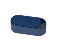 Ultrasonic Denture Cleaner Sonic Denture Cleaner Machine 48 kHz 2 Cleaning Modes 300ml for Ring Earrings Necklaces Glasses Denture Retainer Coins Mouthguard Razors (Dark Blue,ABS)