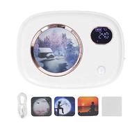 Ultrasonic Diffuser - 360° Wide Coverage with Digital Display, Long - Lasting Fragrance and Noise Reduction for Home and Office therapy (White)