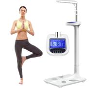 Ultrasonic Digital Medical Scale for Precise Weight, Height, BMI, and Body Fat Analysis, Ideal for Health Monitoring and Obesity Management