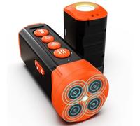 Ultrasonic Dog Bark Deterrent Device with 4 Ultrasonic Heads, 2 Training Modes, Powerful Flashlight, 2000mAh Battery, Long Standby Anti-Bark Device for Dogs, Effective