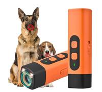 Ultrasonic Dog Repeller, Dog Bark Deterrent Devices Rechargeable Anti-Barking Device, Stop Bad Behavior Without Yelling or Swatting, For Small, Medium & Large Dogs (Yellow)