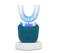 Ultrasonic Electric Toothbrush, U Shaped Automatic Toothbrush for Adults 360° Whole Mouth Toothbrush Whitening Wireless Charging IPX7 Waterproof