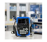 Ultrasonic Flaw Detector, M-Ultra5 Electronic Waterproof Portable Ultrasonic Flaw Detector Video Adhesive Alloy Spot Welding Crack Detection 26dB for Quality Inspection