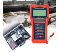 Ultrasonic Flow Analyzer - Portable Flow Computer with Built-In Batteries, Measures Cordlessly for Over 12 Hours, Accuracy ±1%, Ideal for Industry, Water Conservation, Brewery