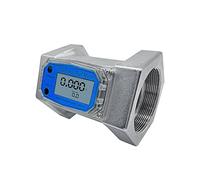 Ultrasonic Flow Meter, 367D Liquid Flow Meter Flowmeter with LCD Display for Fuel Water 1in/2in/2.5in/3in Electronic -Flowmeter(2.5 inches)