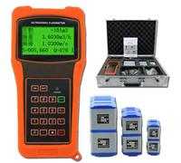 Ultrasonic Flow Meter, Digital Flowmeter with Standard Transducer, Measuring Range DN15-6000mm for Accurate Fluid Measurement