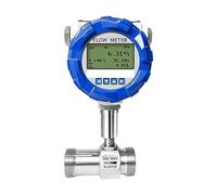 Ultrasonic Flow Meter, High Accuracy Flow Meter, LCD Digital Display SS304 Flowmeter, 4-20mA RS485 Pulse Output Water Alcohol Gasoline(DN4)