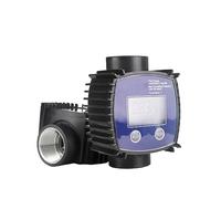 Ultrasonic Flow Meter, K24 Flow Meter Methanol Oil, Electronic Fuel, Digital Gauge Female Thread Flowmeter(6 Points at bothends)