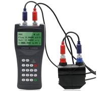 Ultrasonic flow meter portable, digital ultrasonic liquid flow meter flowmeter, DN50-DN700 peak flow meter for sea water alcohol industrial wastewater(M2)