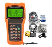 Ultrasonic Flow Meter TUF-2000H Liquid Water Flow Control Meter Flowmeter Counter LCD Display with TM-1 + TL-1 + TS-2 Clamp-on Transducers DN15~DN6000mm