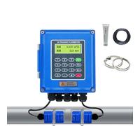Ultrasonic Flow Meter, Wall Mounted Digital Water Flowmeter for Bidirectional Flow Measurement, Clamp-On Sensor DN15-DN6000mm, Liquid Flow Counter