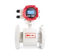 Ultrasonic Flow Meter, Water Flow Meter Sensor Accuracy 0.5% RS485 Digital Liquid Intelligent Electromagnetic Flowmeter Measuring Pipe Size from DN40mm to DN150mm(DN80)