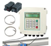 Ultrasonic Flow Meter with Clamp-on Transducers for Liquid Measurement, Temperature Range -30 to 160°C, Compatible with Pipe Diameters from 15mm to 6000mm