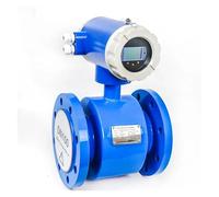 Ultrasonic Flowmeter, 0.5% High Accuracy DN80 DN100 DN125 Waste Water Slurry Smart Electromagnetic Flow Meter Flange Connection 4-20mA RS485,water flow meter(DN80 Flange 1.6Mpa)